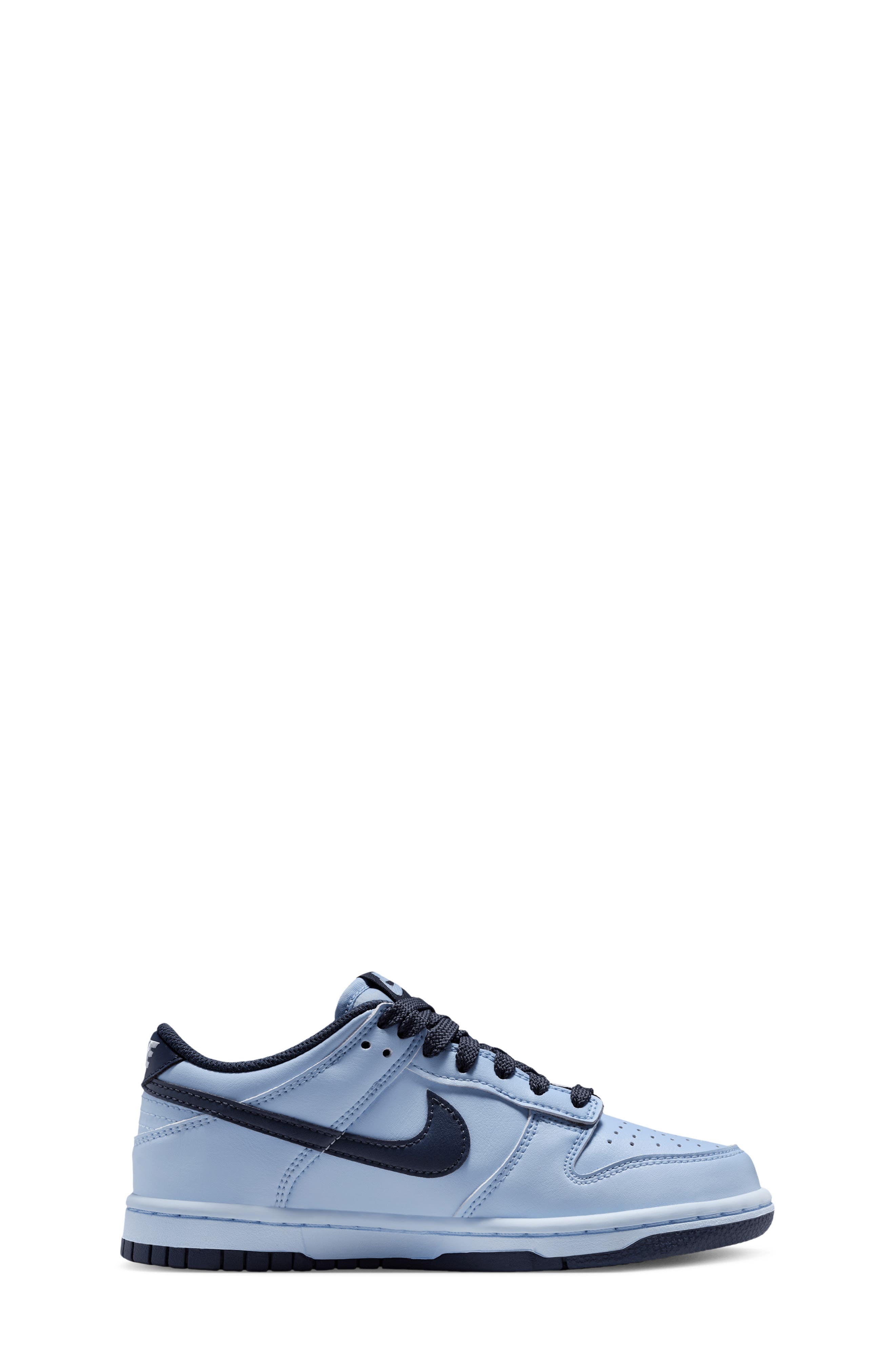 Kids' Dunk Low Basketball Sneaker, Alternate, color, HYDROGEN BLUE/ BLUE/ BLUE