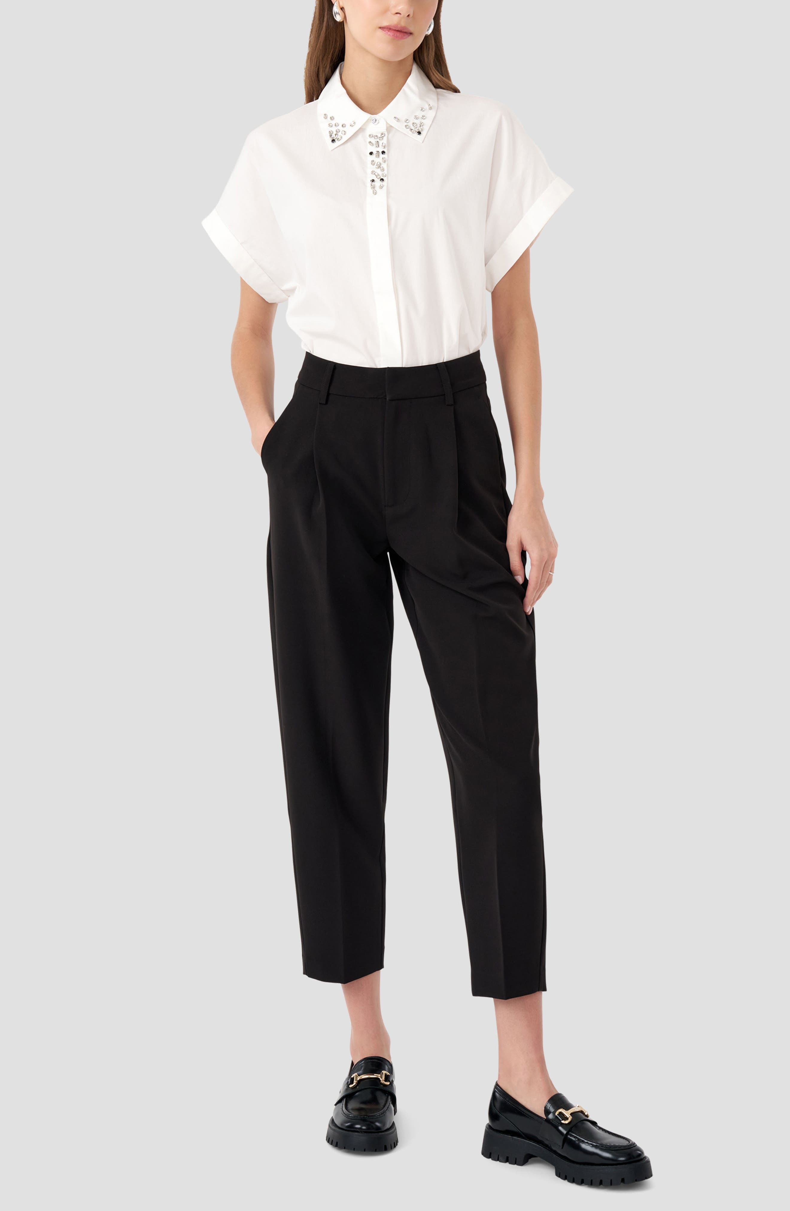 RM Rebecca Minkoff Crystal Dolman Button-Up Shirt (Women) | Nordstromrack