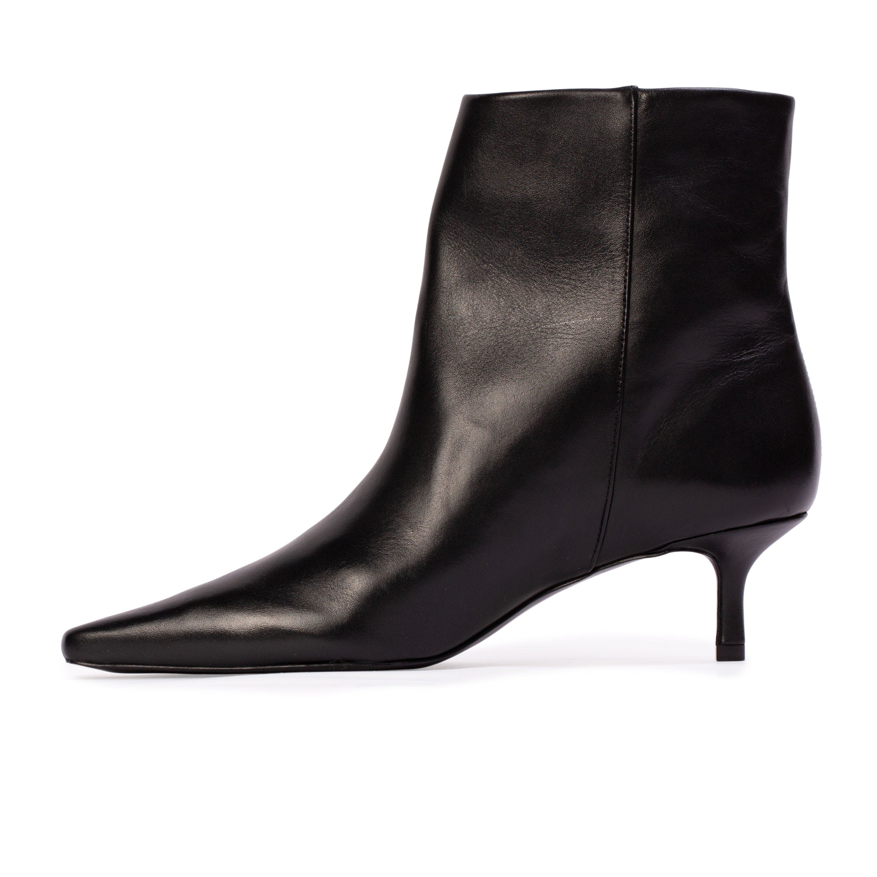 BLACK SUEDE STUDIO Harlow 50 Boot, Alternate, color, Black Leather