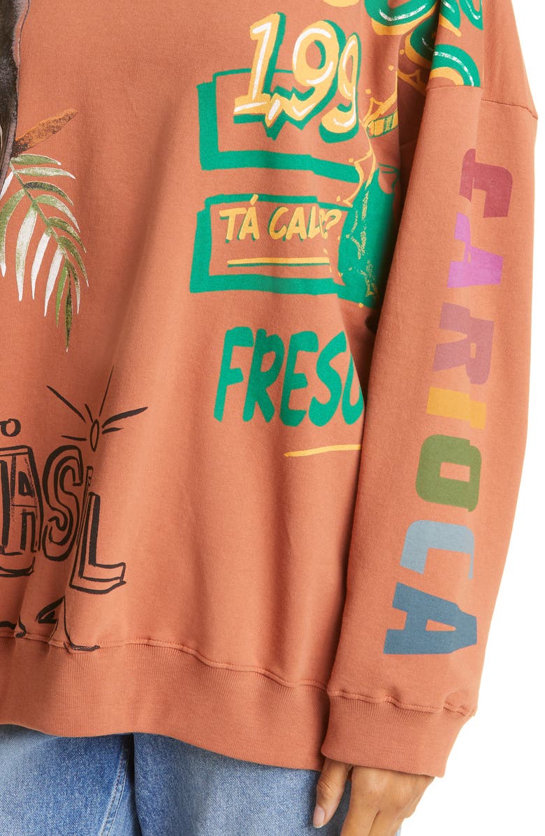 FARM Rio Graphic Sweatshirt, Alternate, color,