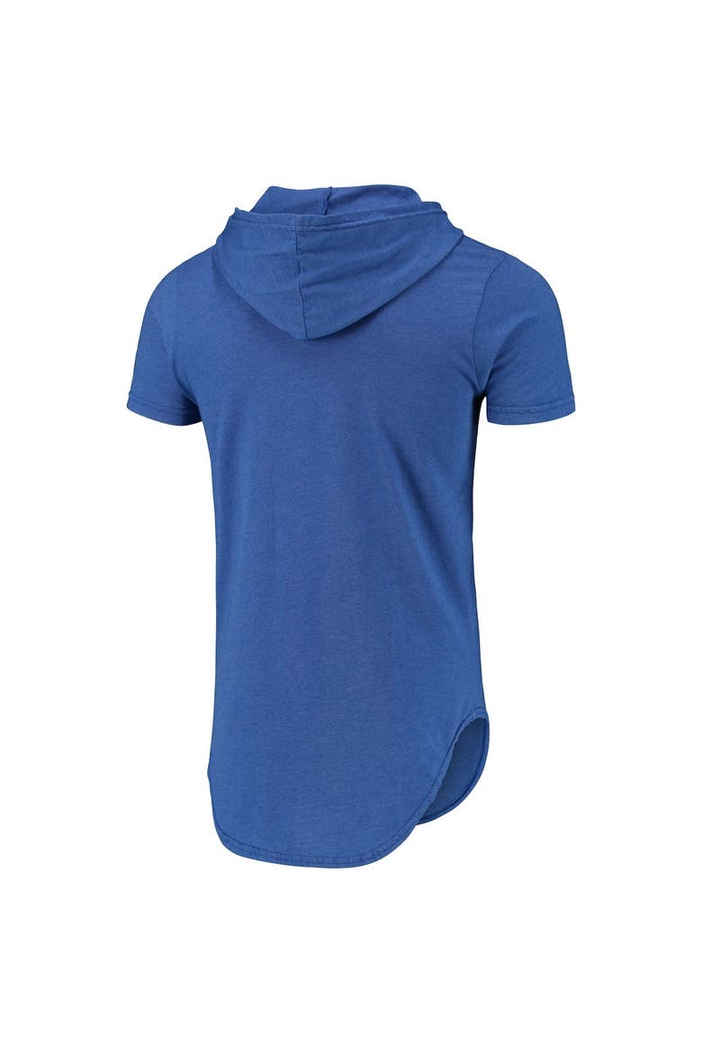 Men's Fanatics Branded Heathered Royal Buffalo Bills Field Goal Tri-Blend Hoodie T-Shirt, Alternate, color, Heather Royal