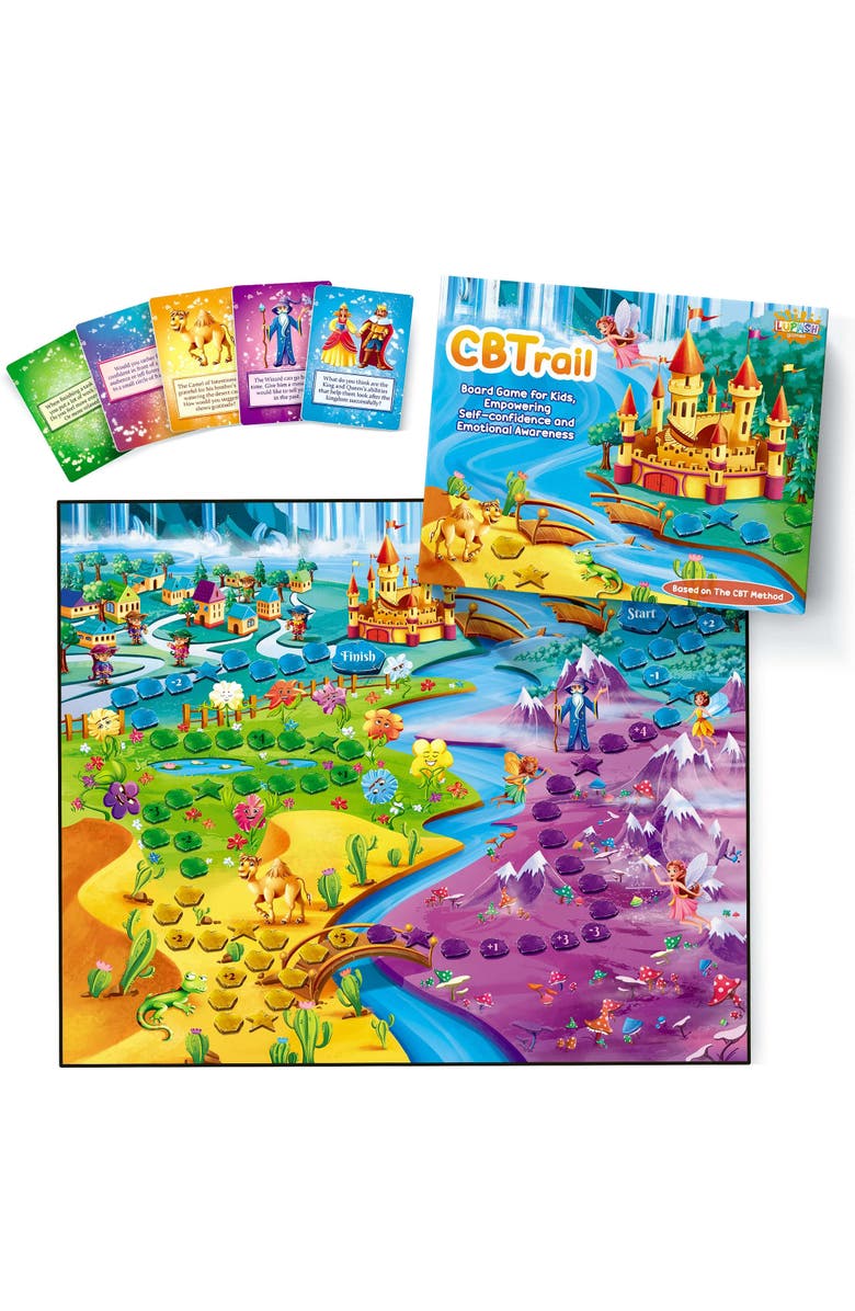 Lupash Games Cbtrail Kids Therapy Board Game, Alternate, color, 