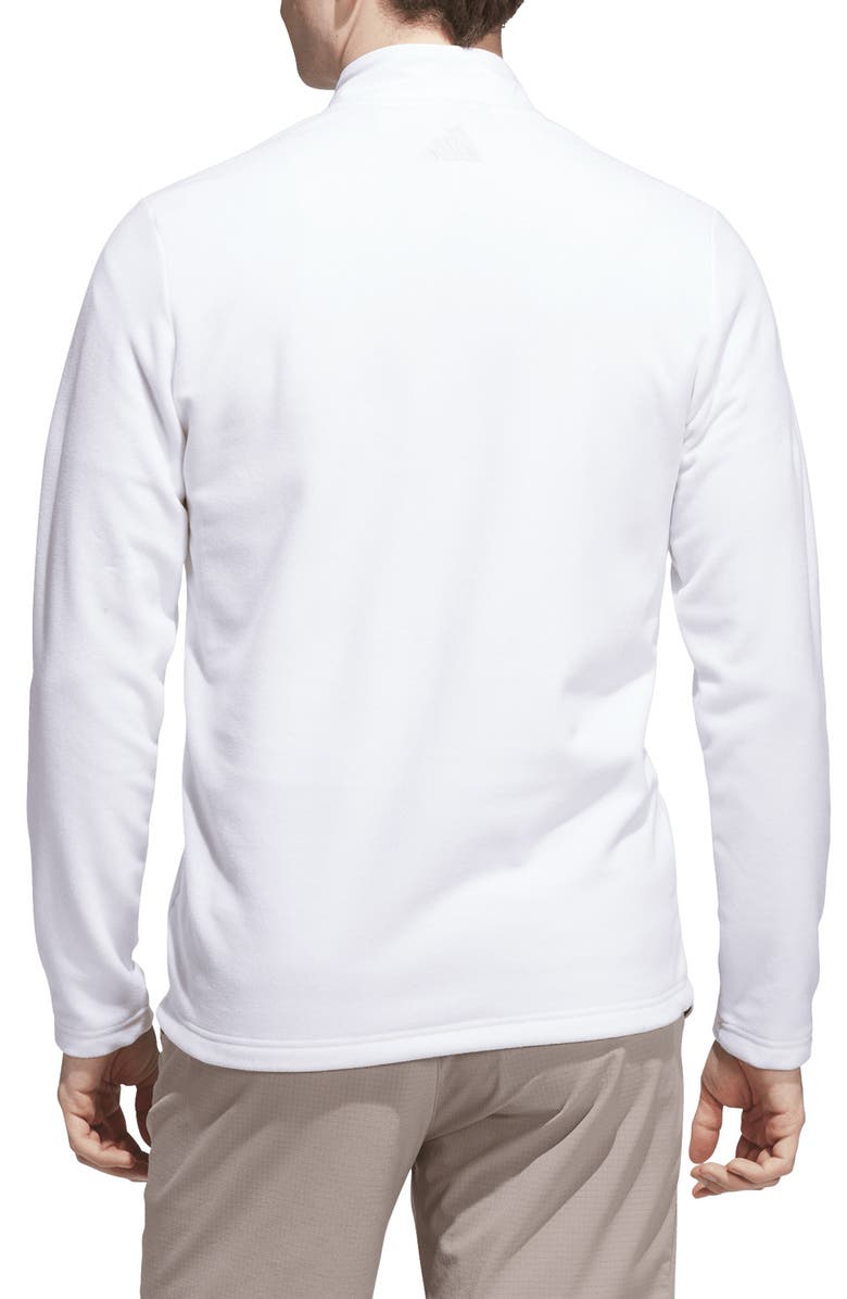 adidas Golf Ultimate Cozy Quarter-Zip Pullover, Alternate, color, White