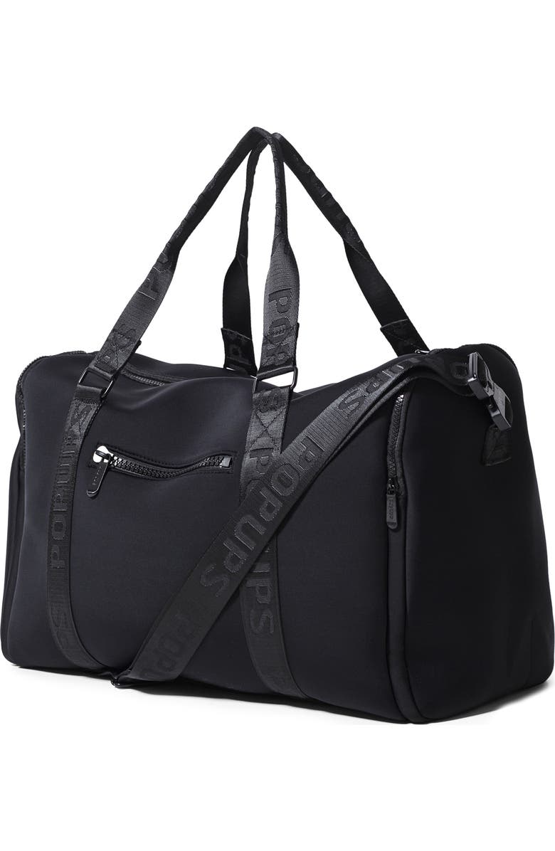 POP UPS BRAND Weekend Neoprene Duffel Bag, Alternate, color, Black