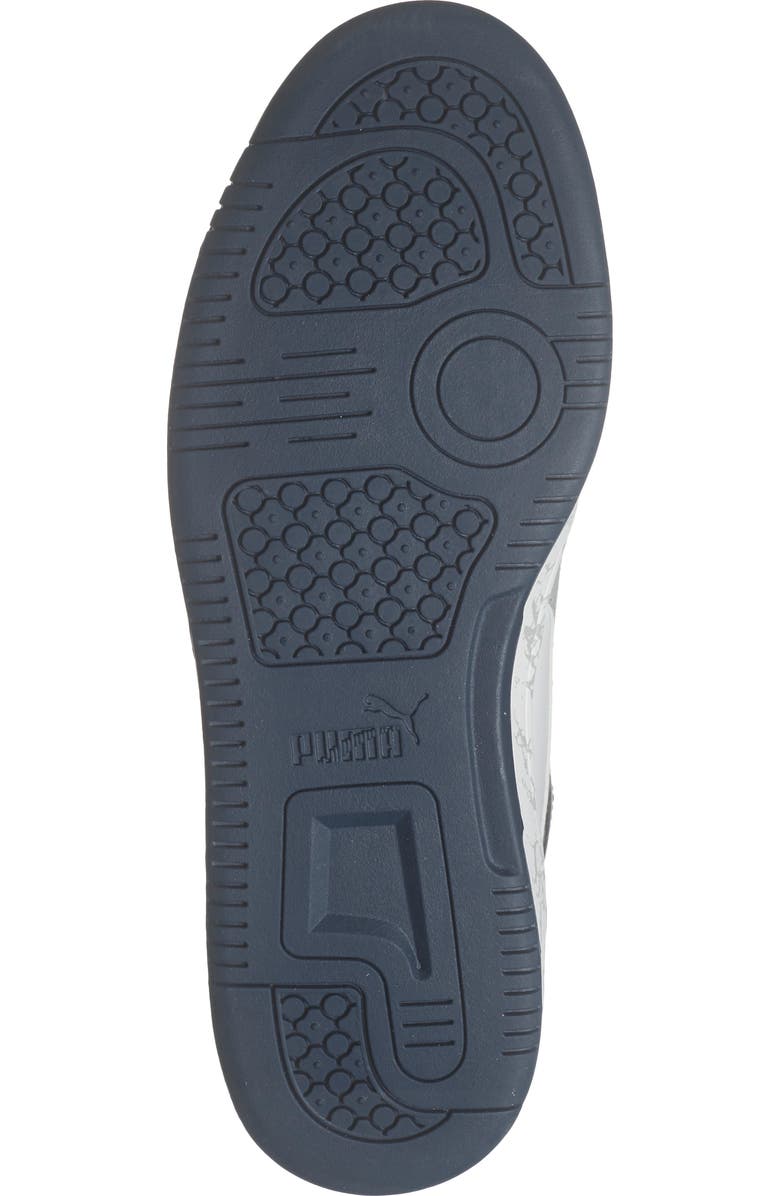 PUMA Rebound Layup Atypical High Top Sneaker, Alternate, color, Puma White/ Light Gray/ Navy