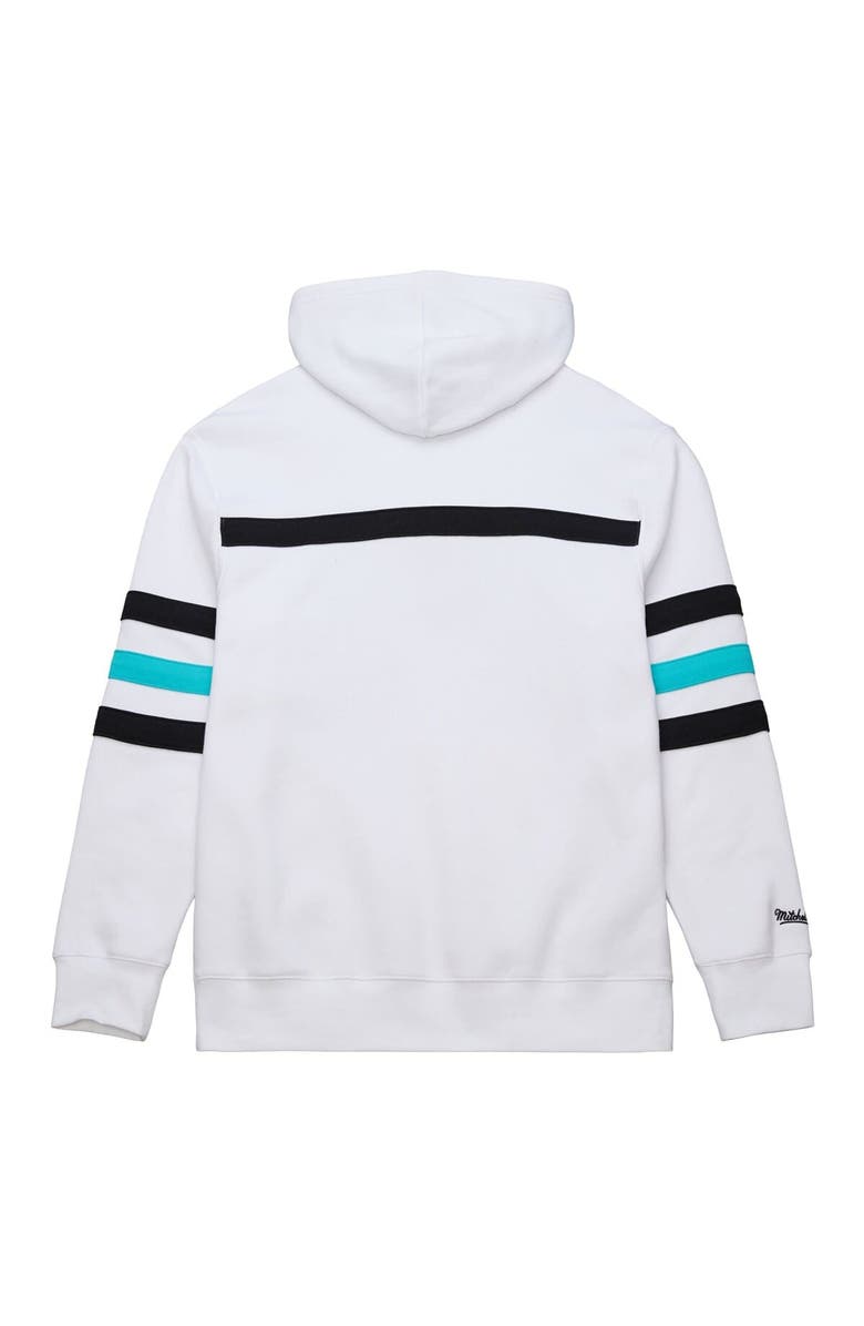 Mitchell & Ness Men's Mitchell & Ness White Vancouver Grizzlies Hardwood Classics Nights Head Coach Pullover Hoodie, Alternate, color, White