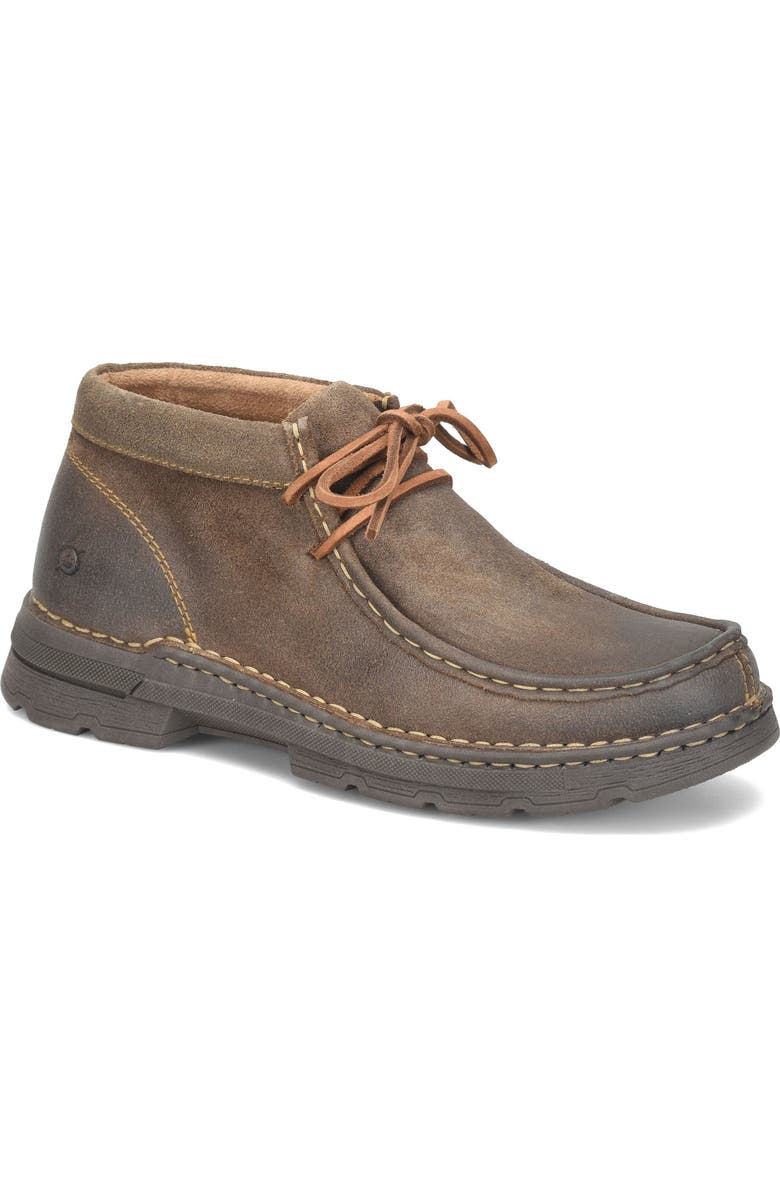 Børn Ethan Moc Toe Chukka Boot, Main, color, Taupe Distressed