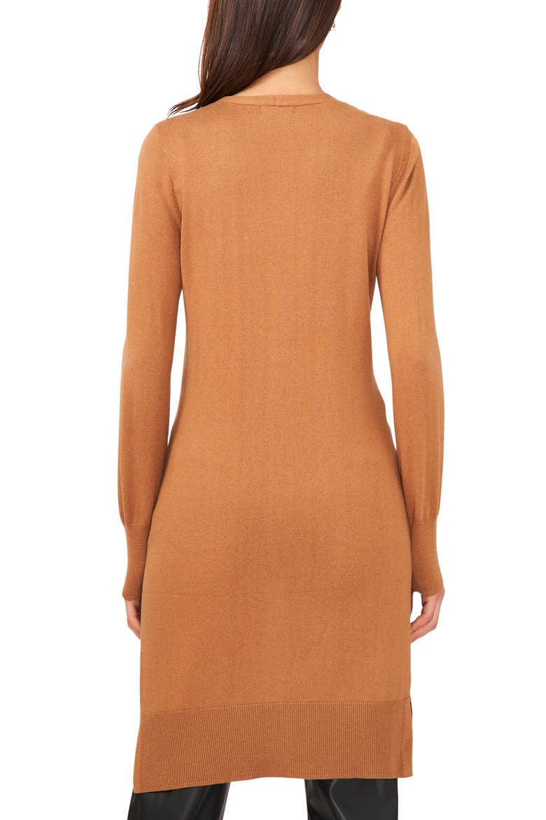 Open Front Longline Cardigan, Alternate, color, DESERT CAMEL