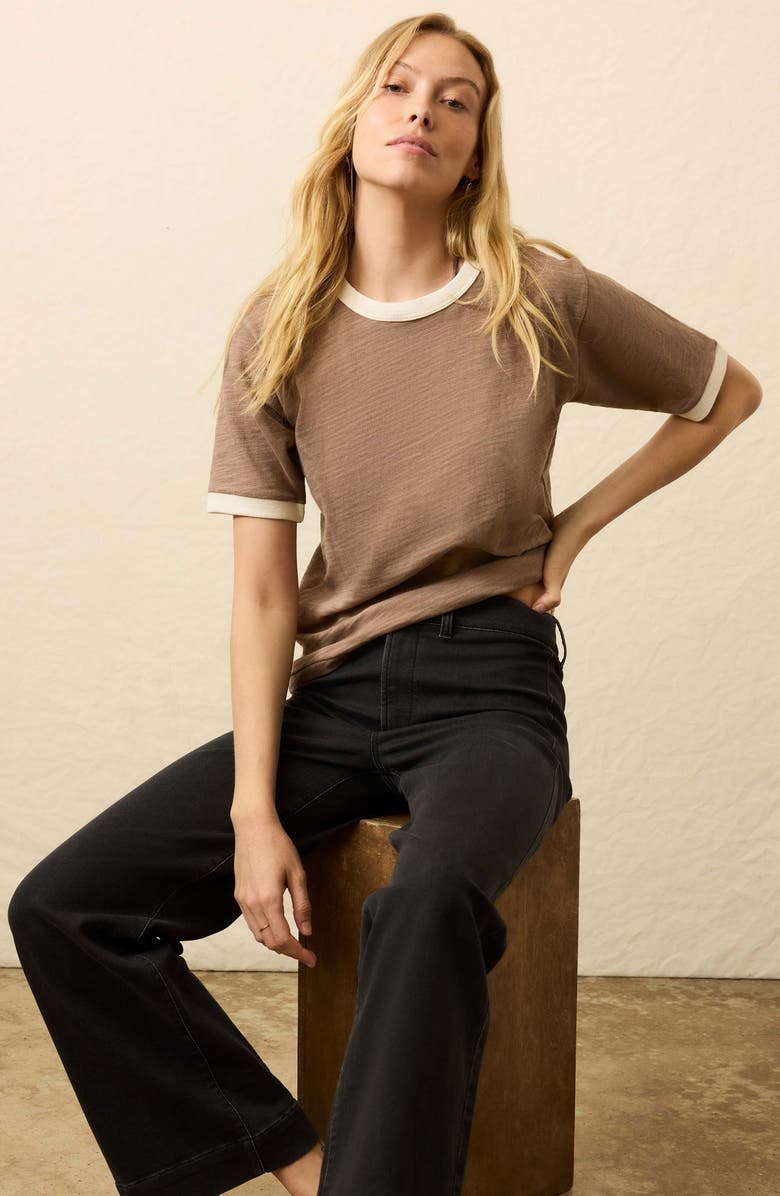 Faherty Sunwashed Slub Camp Tee, Alternate, color, 