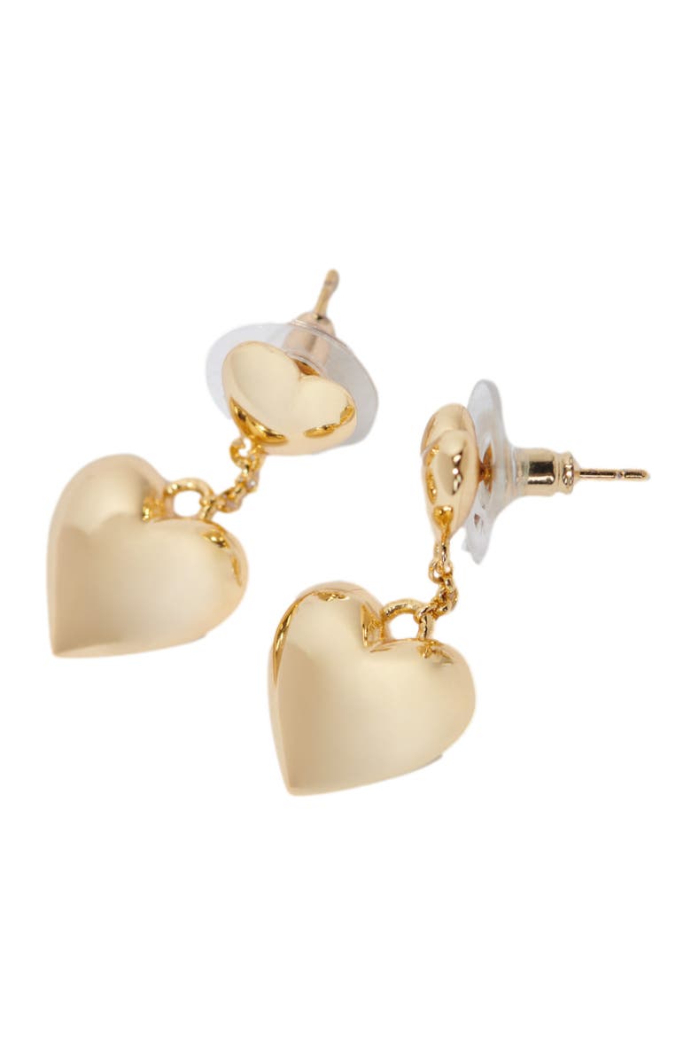 maje Heart earrings, Alternate, color,