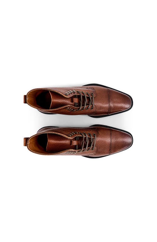 Anthony Veer Pembroke Cap-toe Boot In Brown
