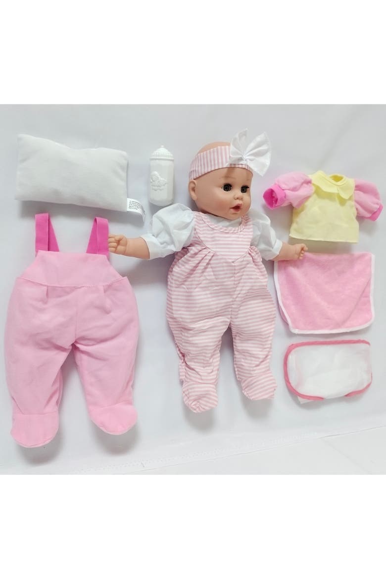16" Soft Baby Doll Playset, Alternate, color, Multicolored