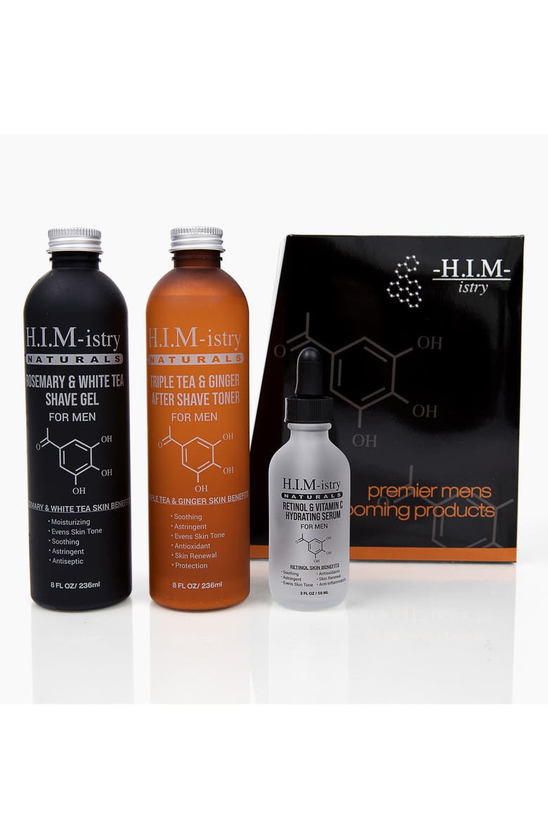 HIMistry Naturals H.I.M.-istry Naturals Restoring Shave & Skin System Set, Main, color,