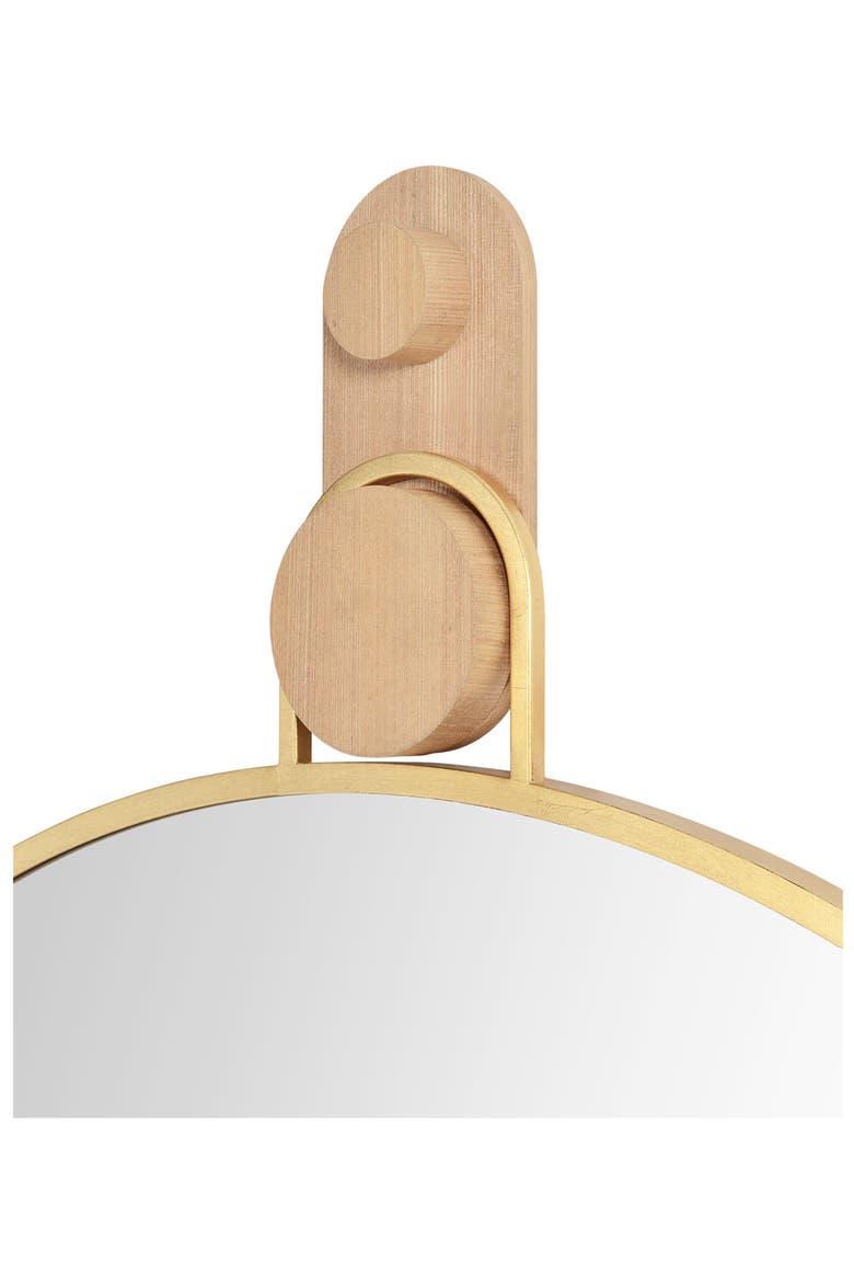 Kinsley Round Mirror, Alternate, color, GOLD