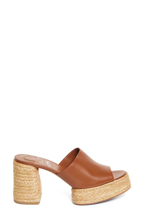 Christian Louboutin Calakala Espadrille Platform Slide Sandal
