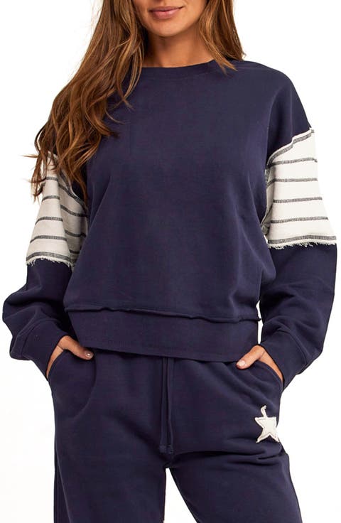 Kaelah Striped Sweatshirt
