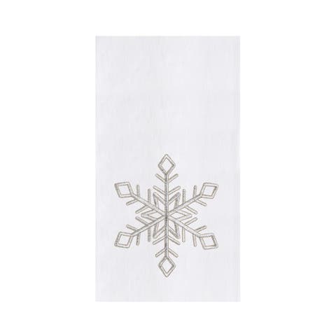 Champagne Snowflake Towel