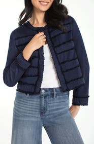 Liverpool Los Angeles Frayed & Lace Jacket