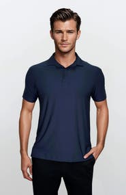 24sevenMen Wrinkle Resistant 3 Button Polo Shirt