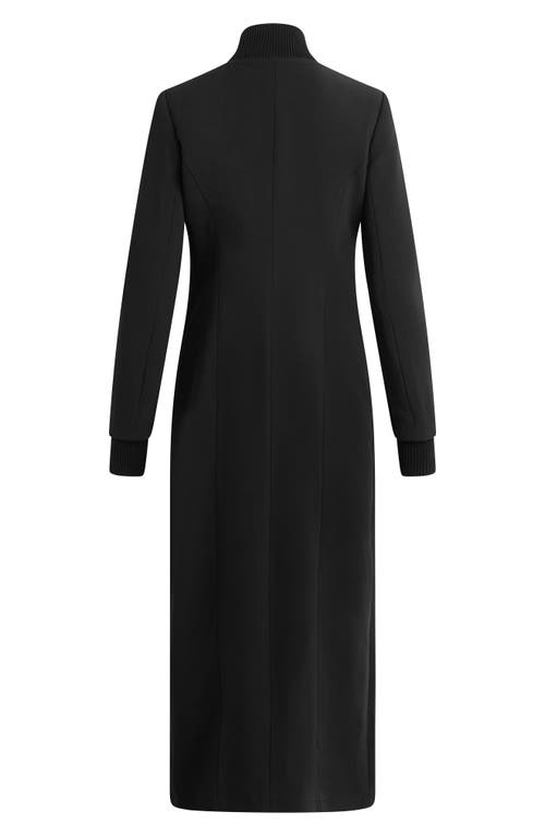 Favorite Daughter The Varsity Longline Coat In Black