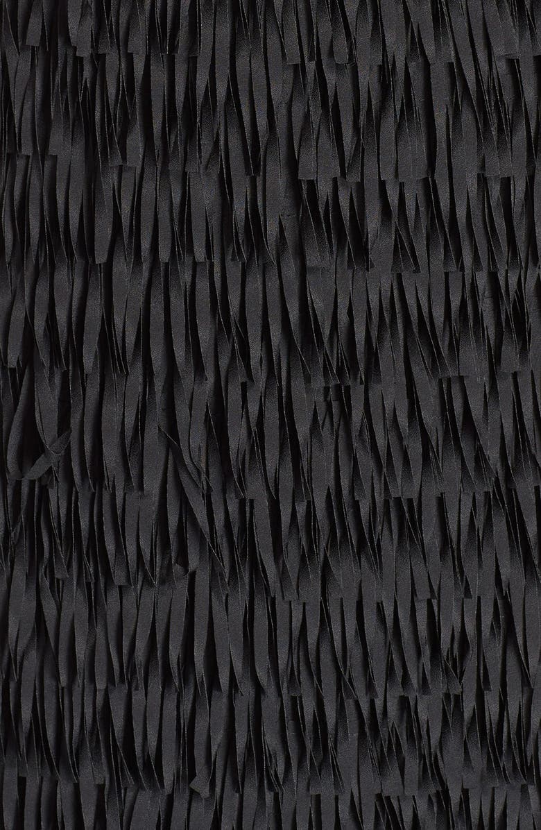 Aidan by Aidan Mattox Halter Fringe Dress, Alternate, color, 