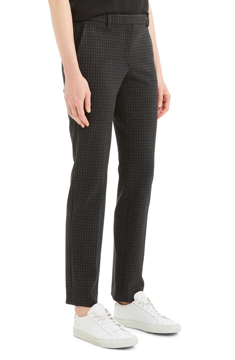 Theory Houndstooth Slim Pants, Alternate, color, 