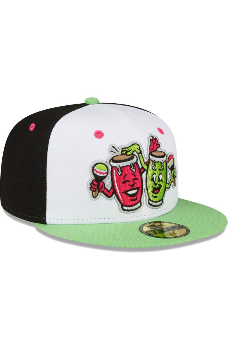 New Era Men's New Era White Daytona Tortugas Copa De La Diversion 59FIFTY Fitted Hat, Alternate, color, White