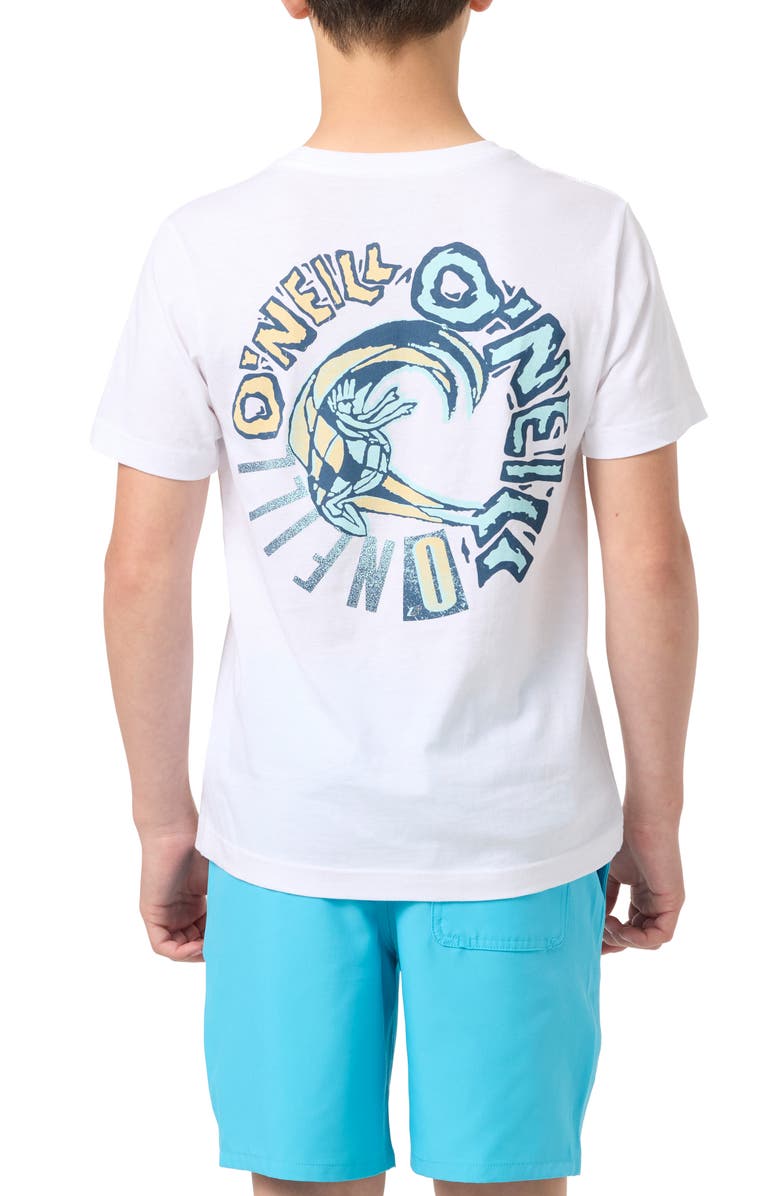O'Neill Kids' Spike Graphic T-Shirt, Alternate, color, White