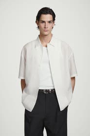 COS Relaxed Short-Sleeved Printed Resort Shirt
