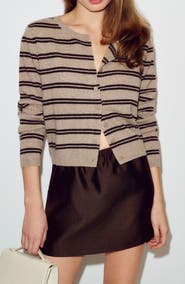 Reformation Clara Cashmere Crew Cardigan