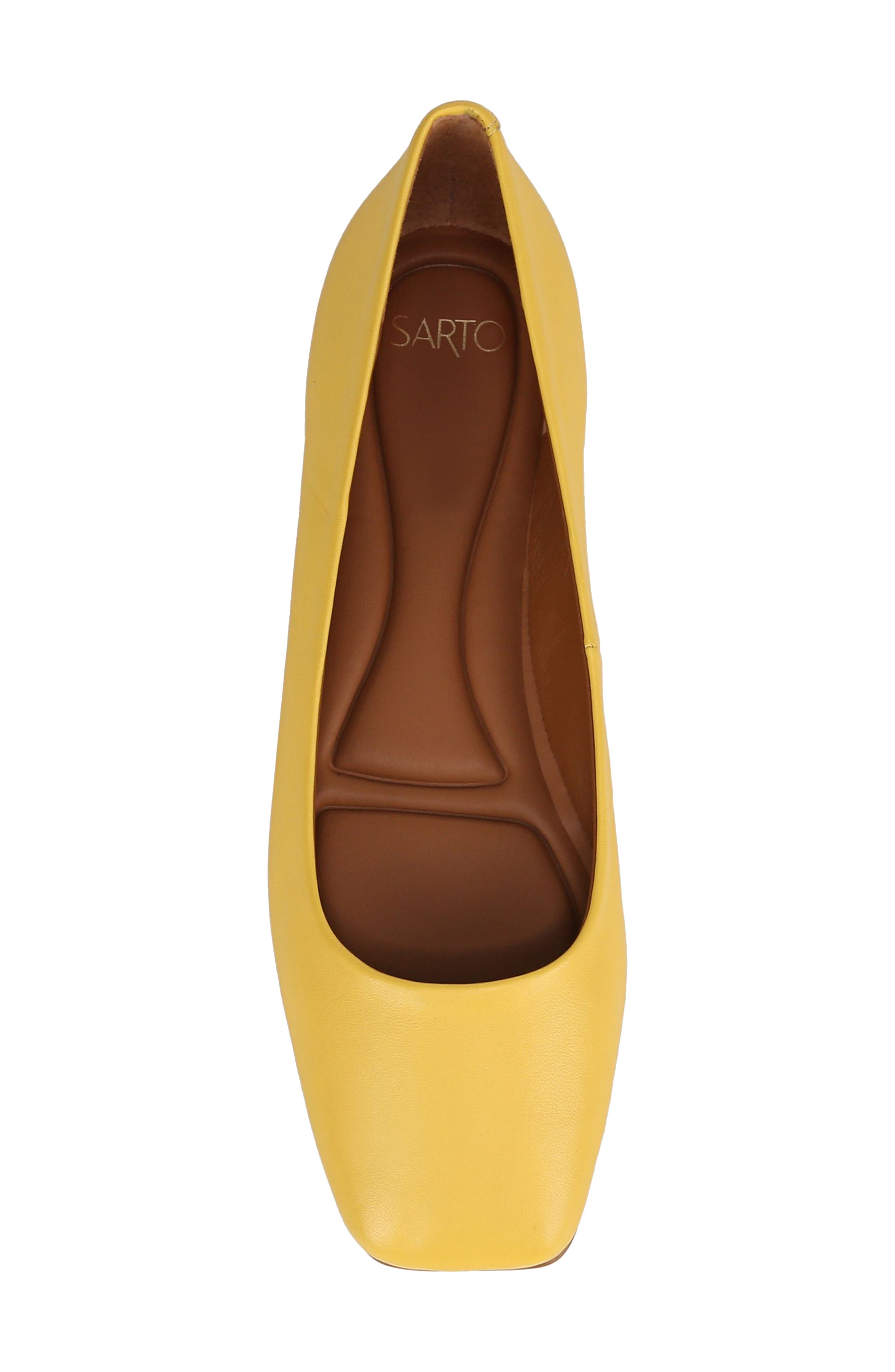 Flexa Amaya Ballet Flat, Alternate, color, YELLOW