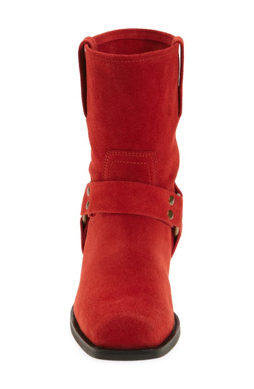 Jeffrey Campbell Waylon Harness Boot In Red
