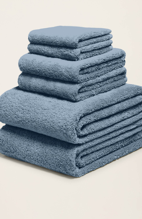 Italic Ultraplush Australian Cotton Luxe Towel Set In Blue