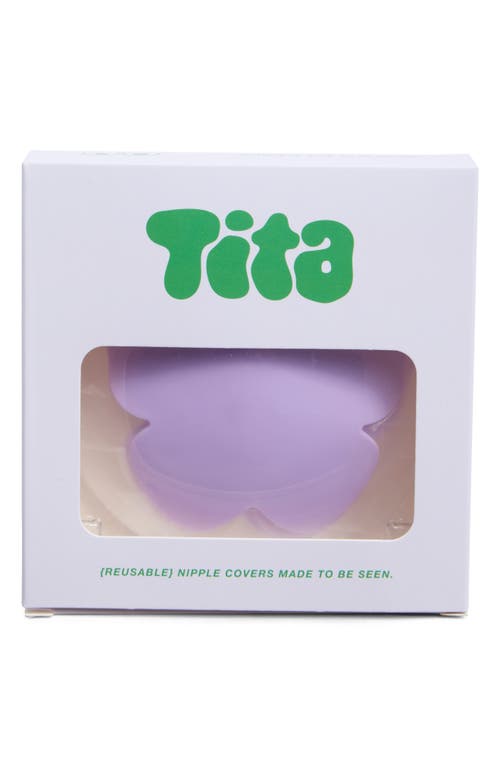 Tita Butterfly Reusable Nipple Covers In Purple