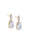 Fancy CZ Marquise X Pear Dangle Stud Earring