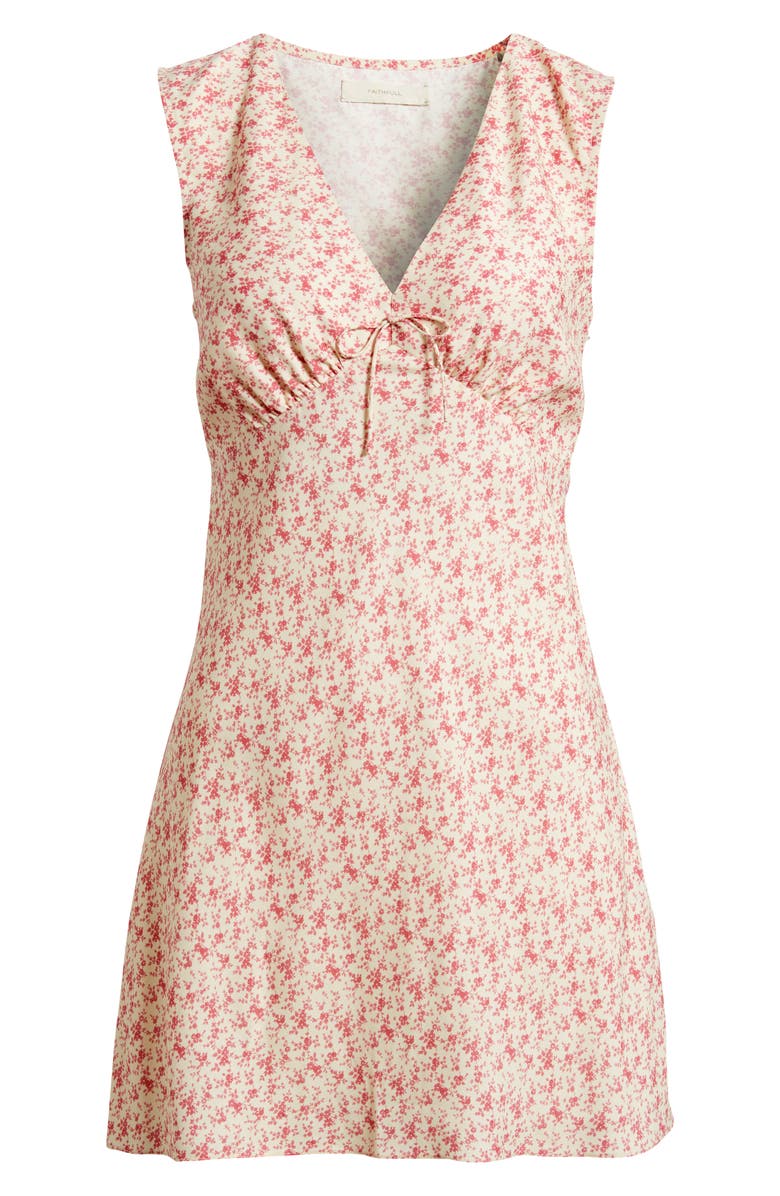 Faithfull the Brand Josephine Minidress, Alternate, color, Sakura Floral