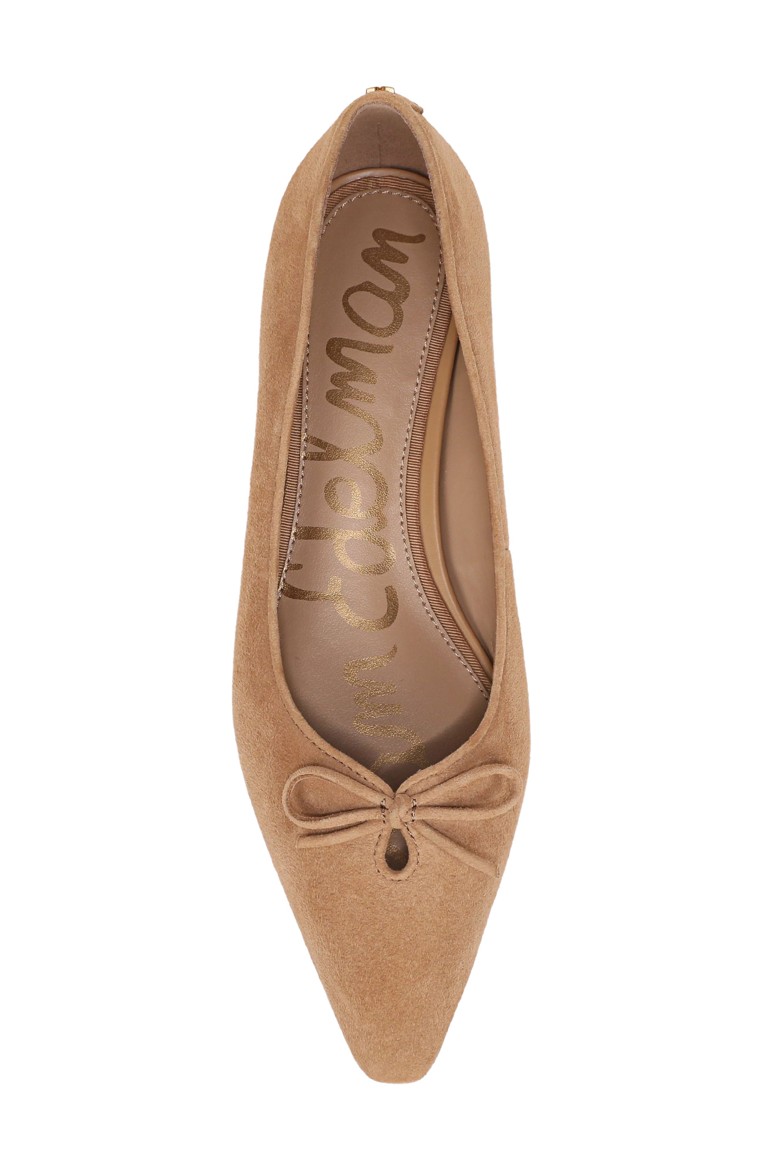 Sam Edelman Esmira Pointed Toe Flat, Alternate, color, Cyprus Tan