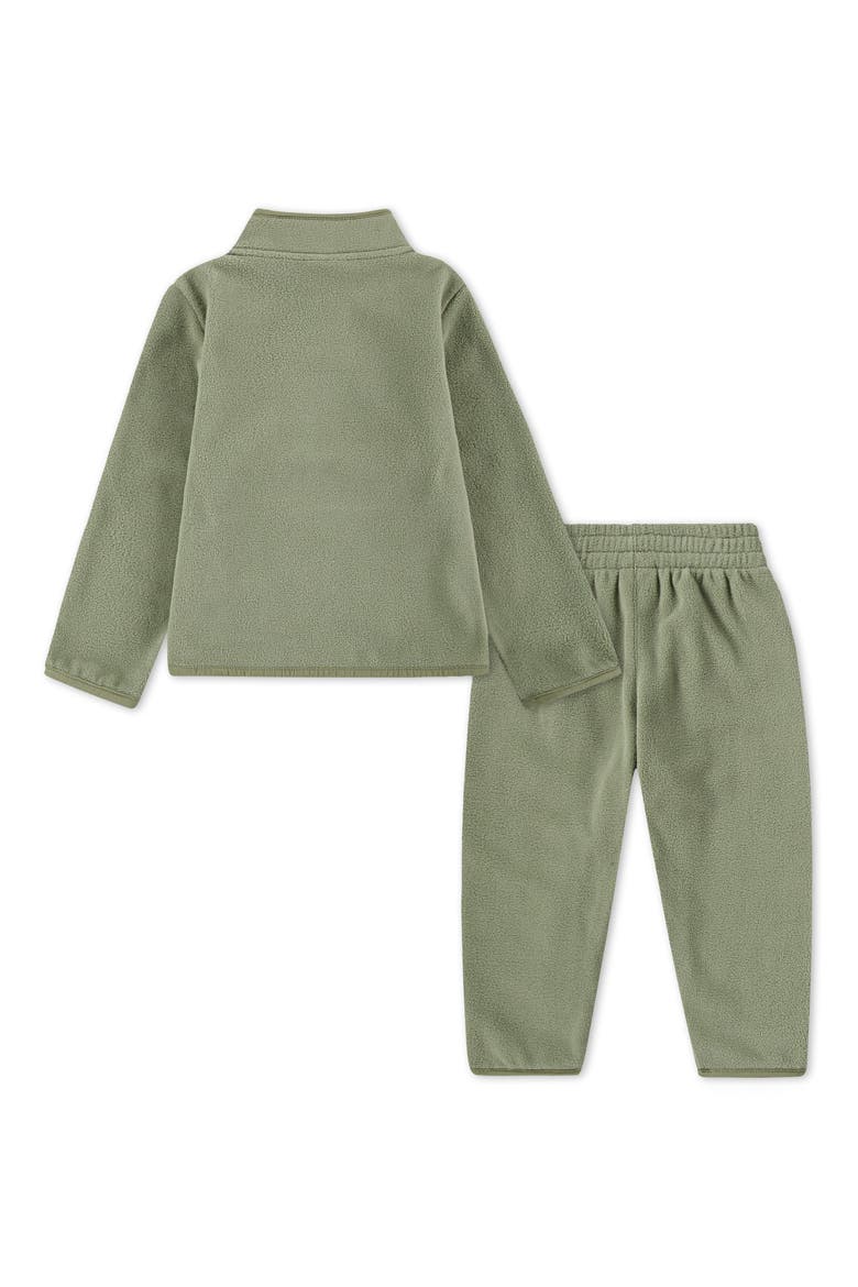 Kids' Lifestyle Essential Half Zip Sweatshirt & Joggers Set, Alternate, color, OIL GREEN