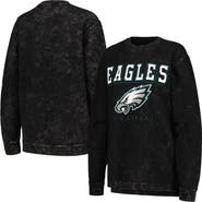 G-III 4HER BY CARL BANKS Women's G-III 4Her by Carl Banks Black Philadelphia Eagles Comfy Cord Pullover Sweatshirt
