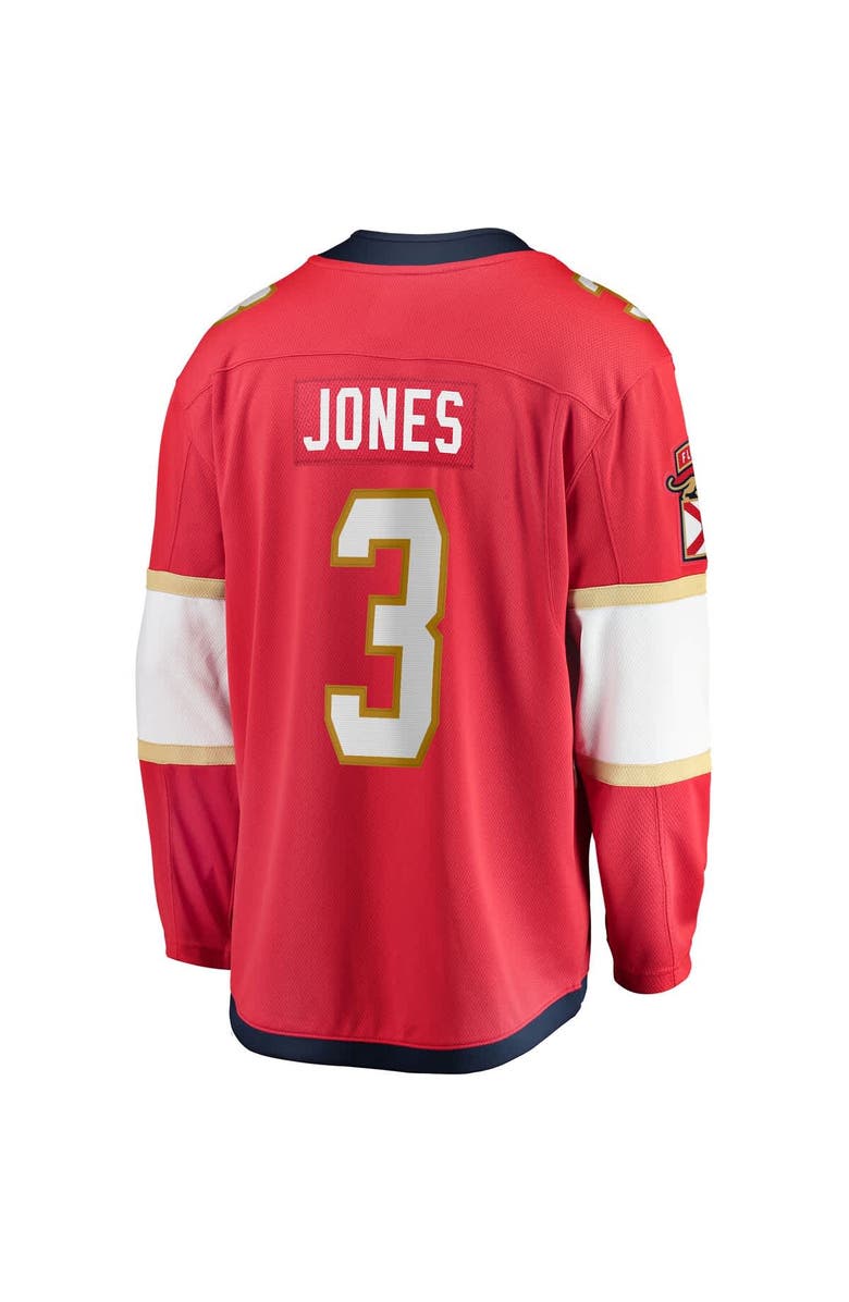FANATICS Men's Fanatics Seth Jones Red Florida Panthers Home Breakaway Jersey, Alternate, color, Red
