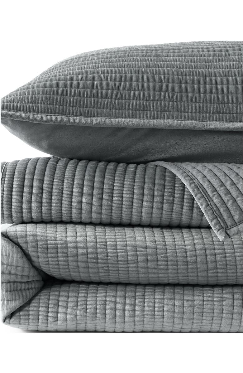 Lands' End Textured Velvet Quilt, Alternate, color, 