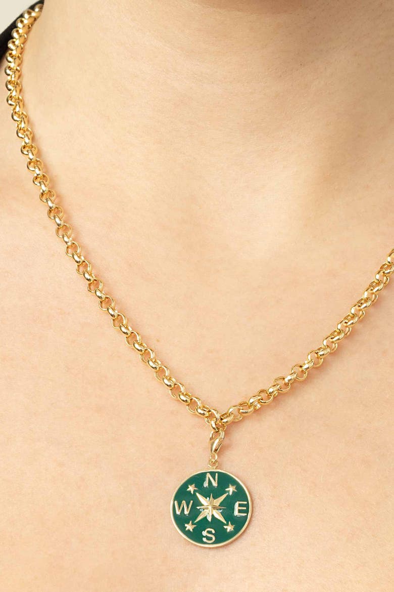 14K Gold Rimini Rolo Chain Necklace, Alternate, color, Yellow Gold