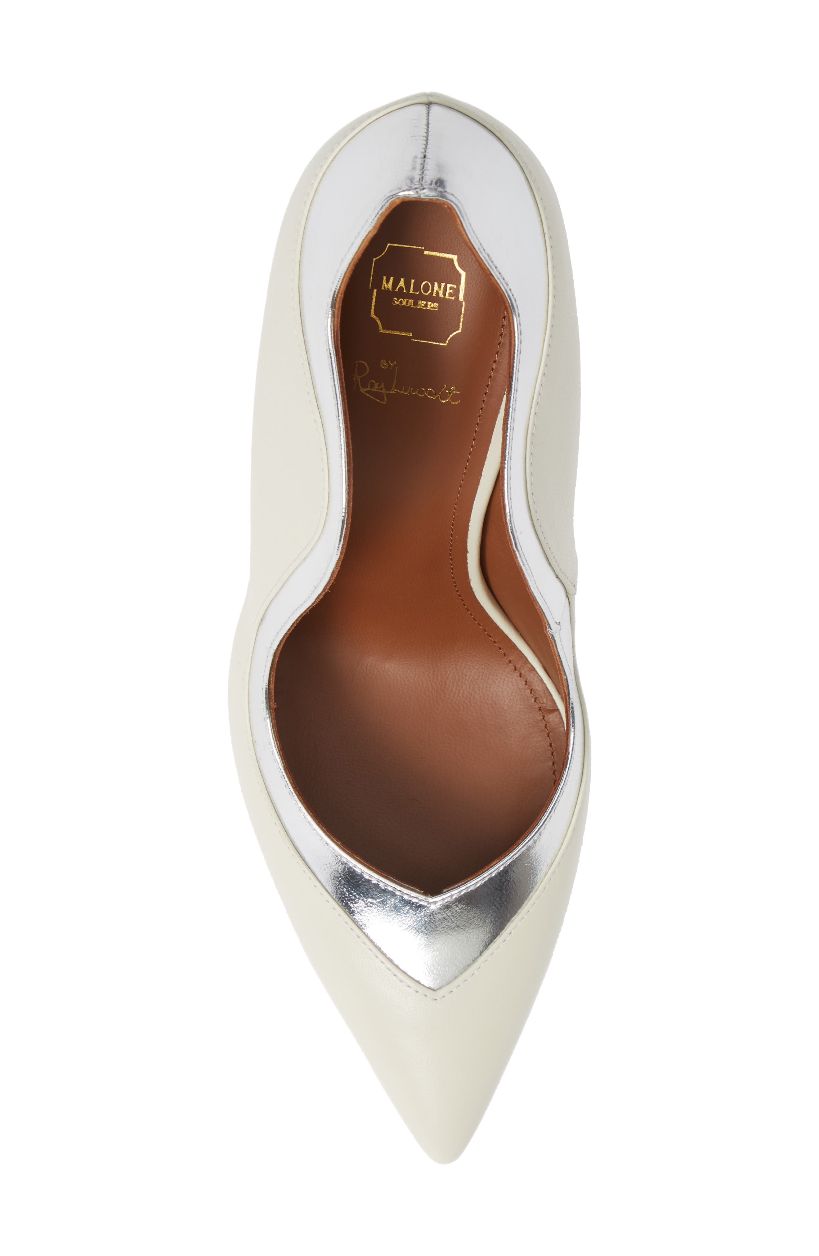 Malone Souliers Penelope Wave Pointy Toe Pump, Alternate, color, 