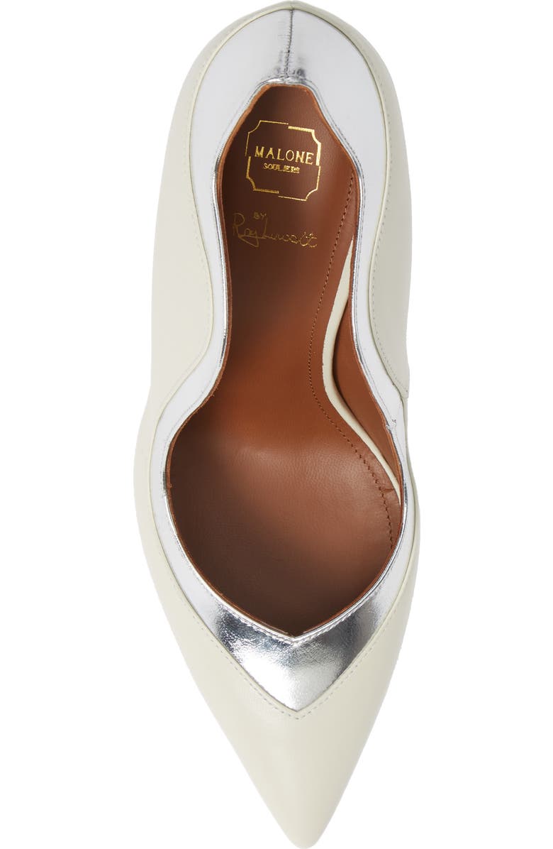 Malone Souliers Penelope Wave Pointy Toe Pump, Alternate, color,