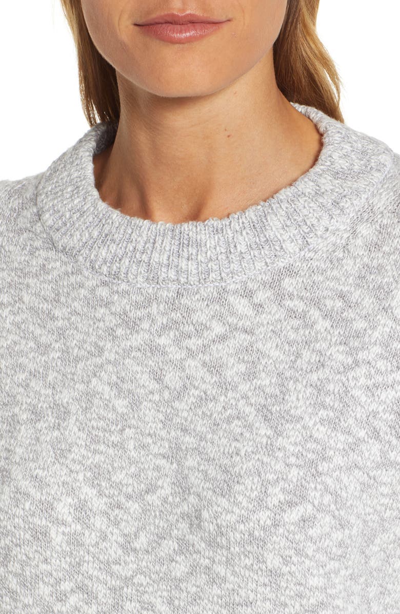 Lou & Grey Marled Knit Tunic Sweater, Alternate, color, 
