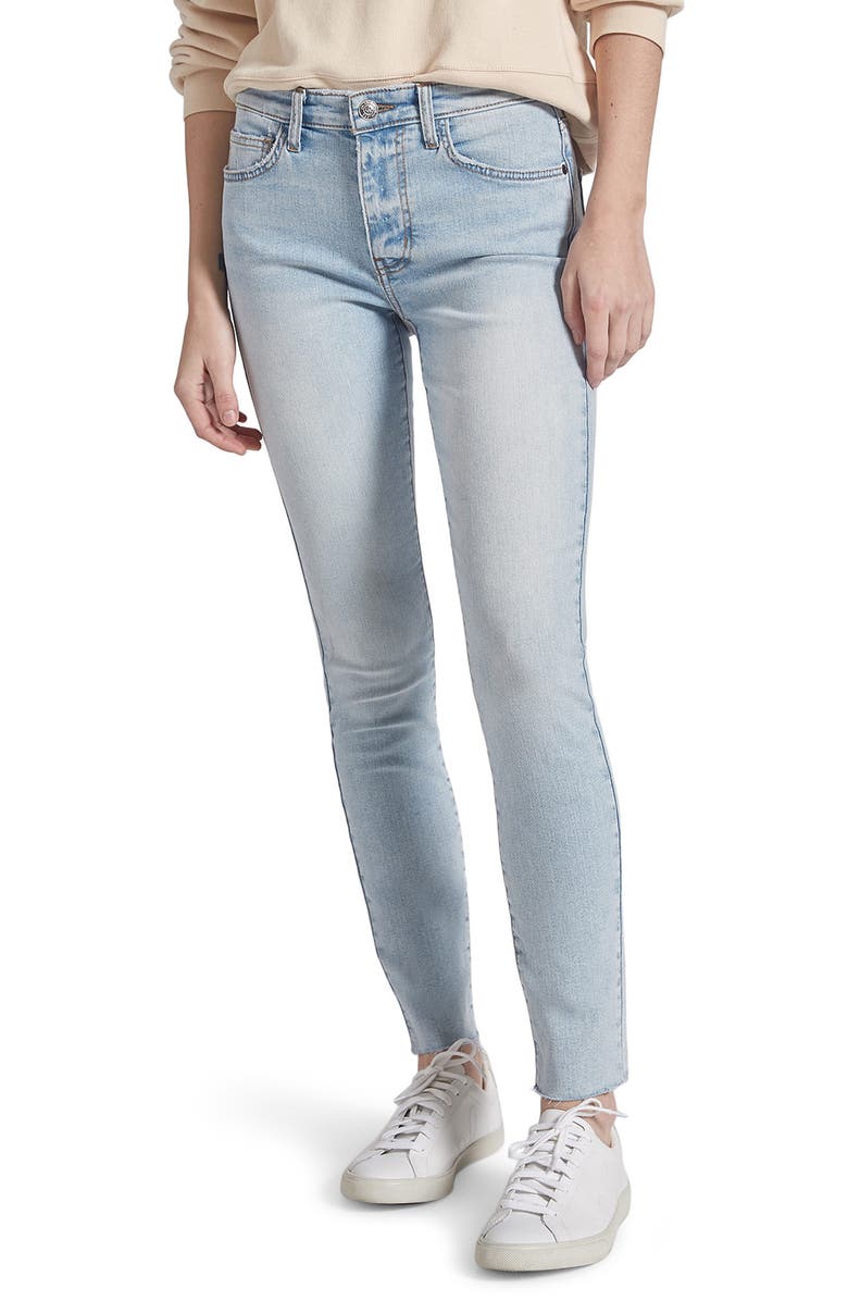 Current/Elliott The Original Stiletto Raw Hem Skinny Jeans, Main, color, 