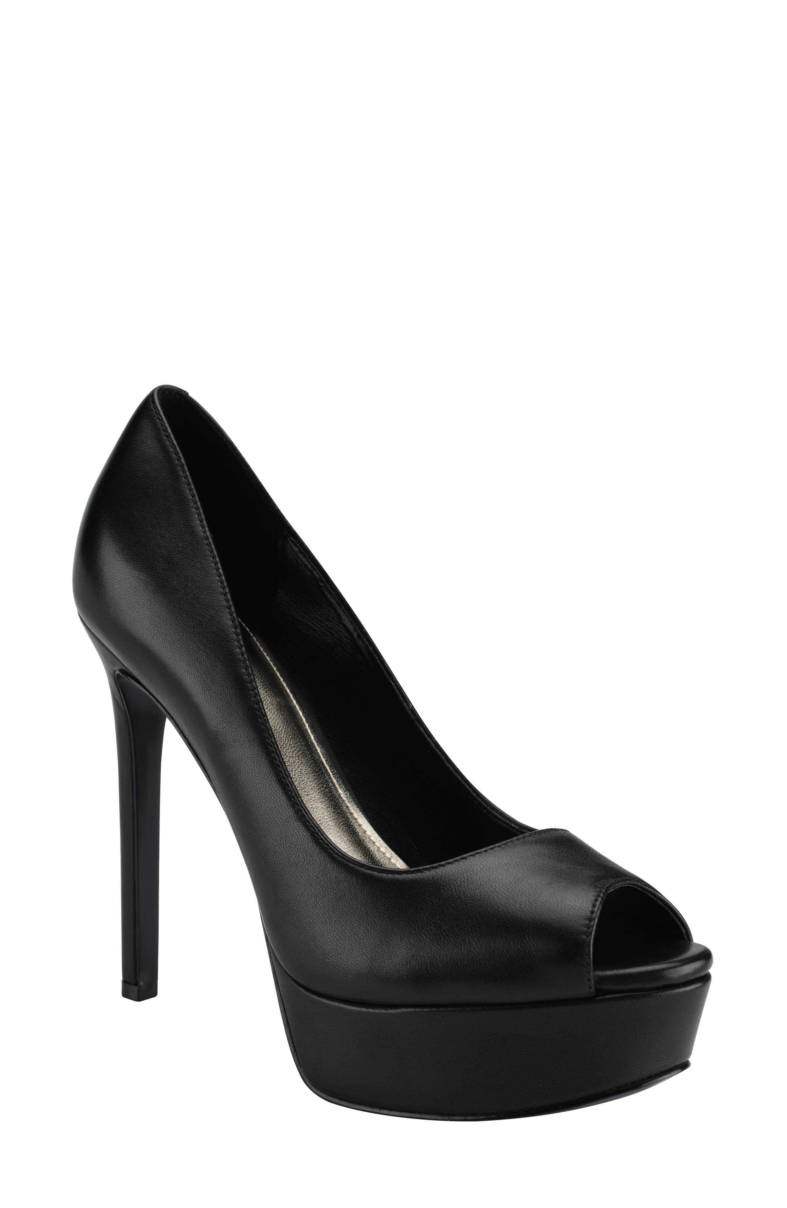 GUESS Cacei Peep Toe Platform Pump, Main, color, 