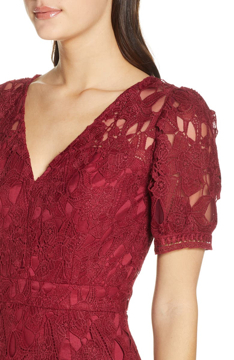 Chi Chi London Kylo Lace Mermaid Dress, Alternate, color, 