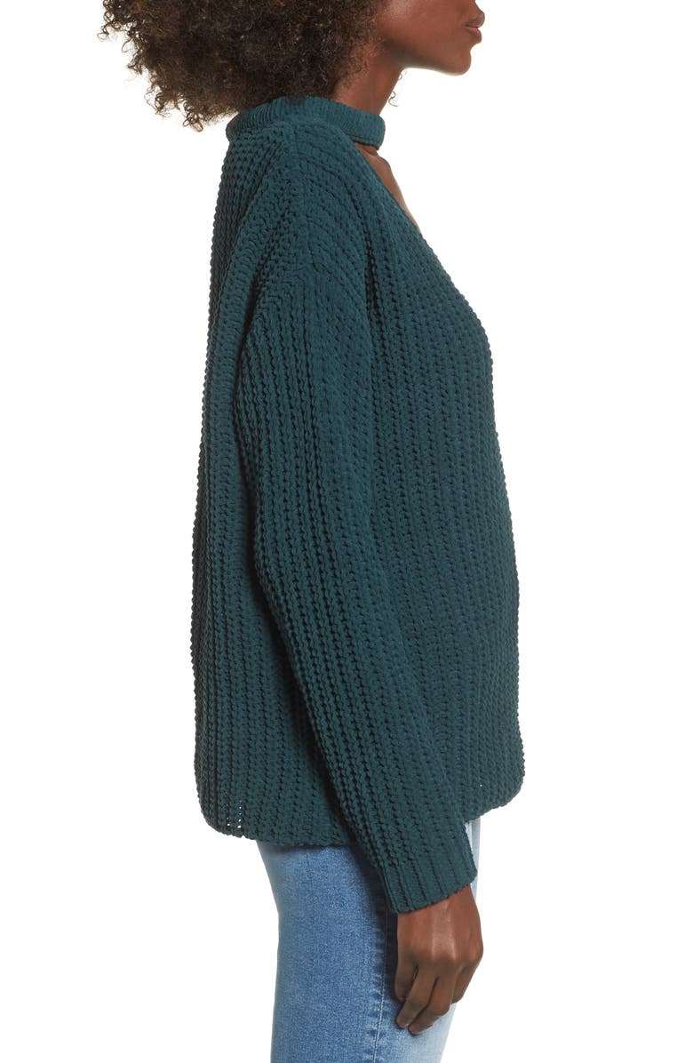 Lost + Wander Mary Lous Choker Sweater, Alternate, color,