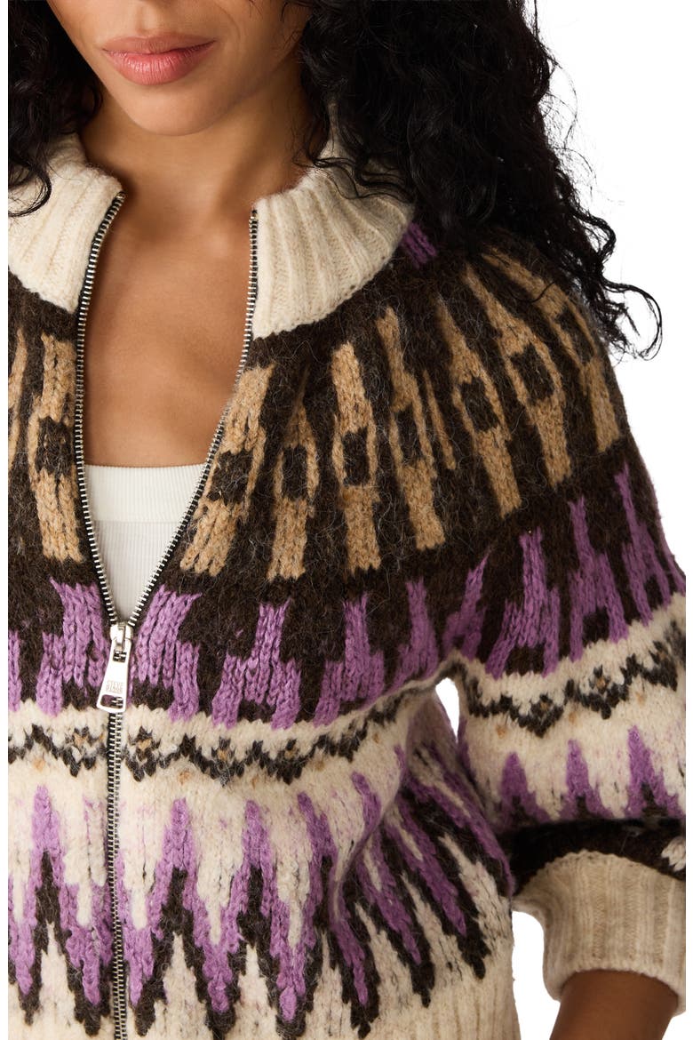 Adley Fair Isle Cardigan, Alternate, color, MULTI
